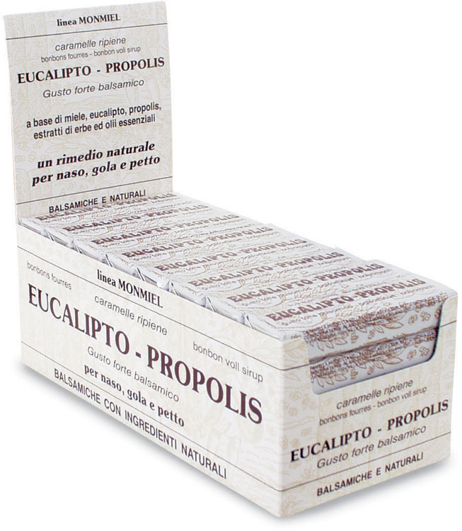 Caramelle ripiene balsamiche eucalipto-propolis Inland