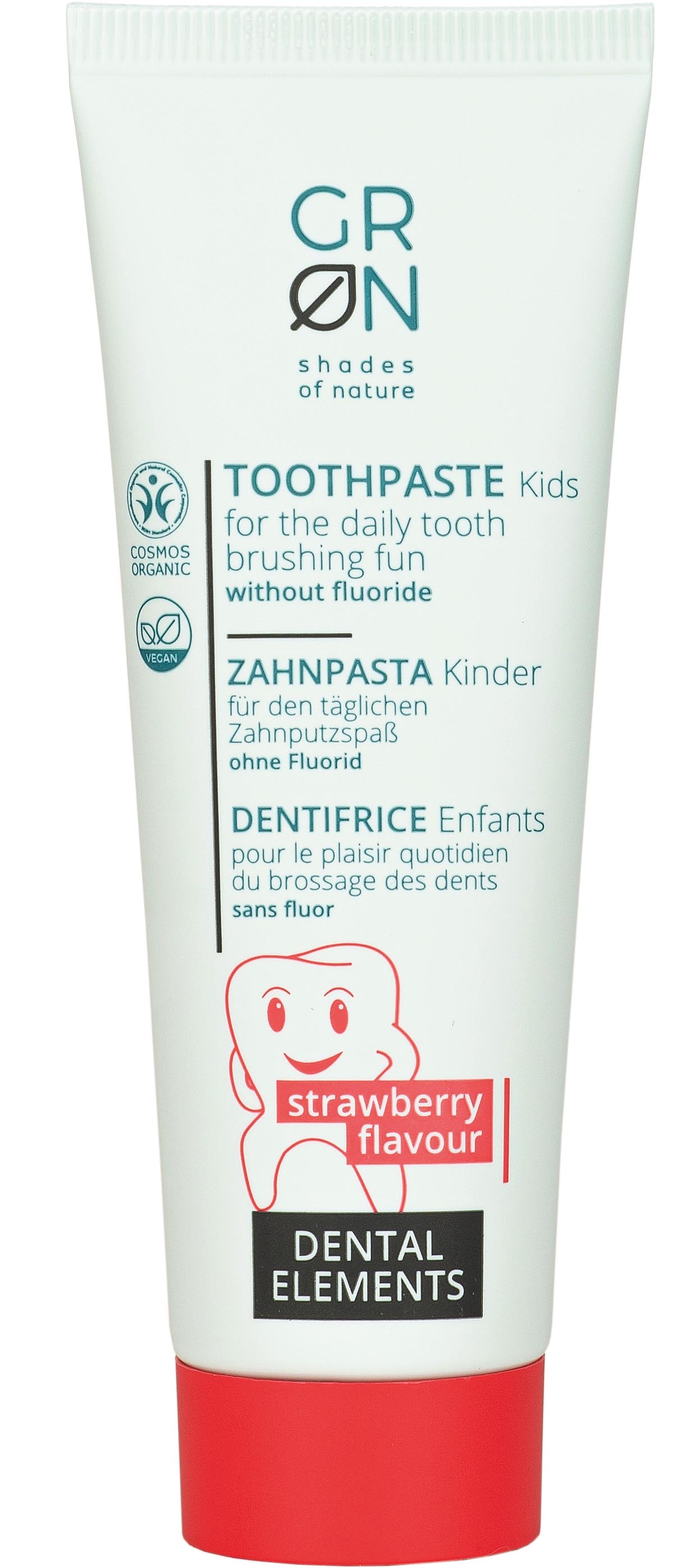 Dentifricio bimbi con acqua termale, senza fluoro - dent element Grn shades of nature