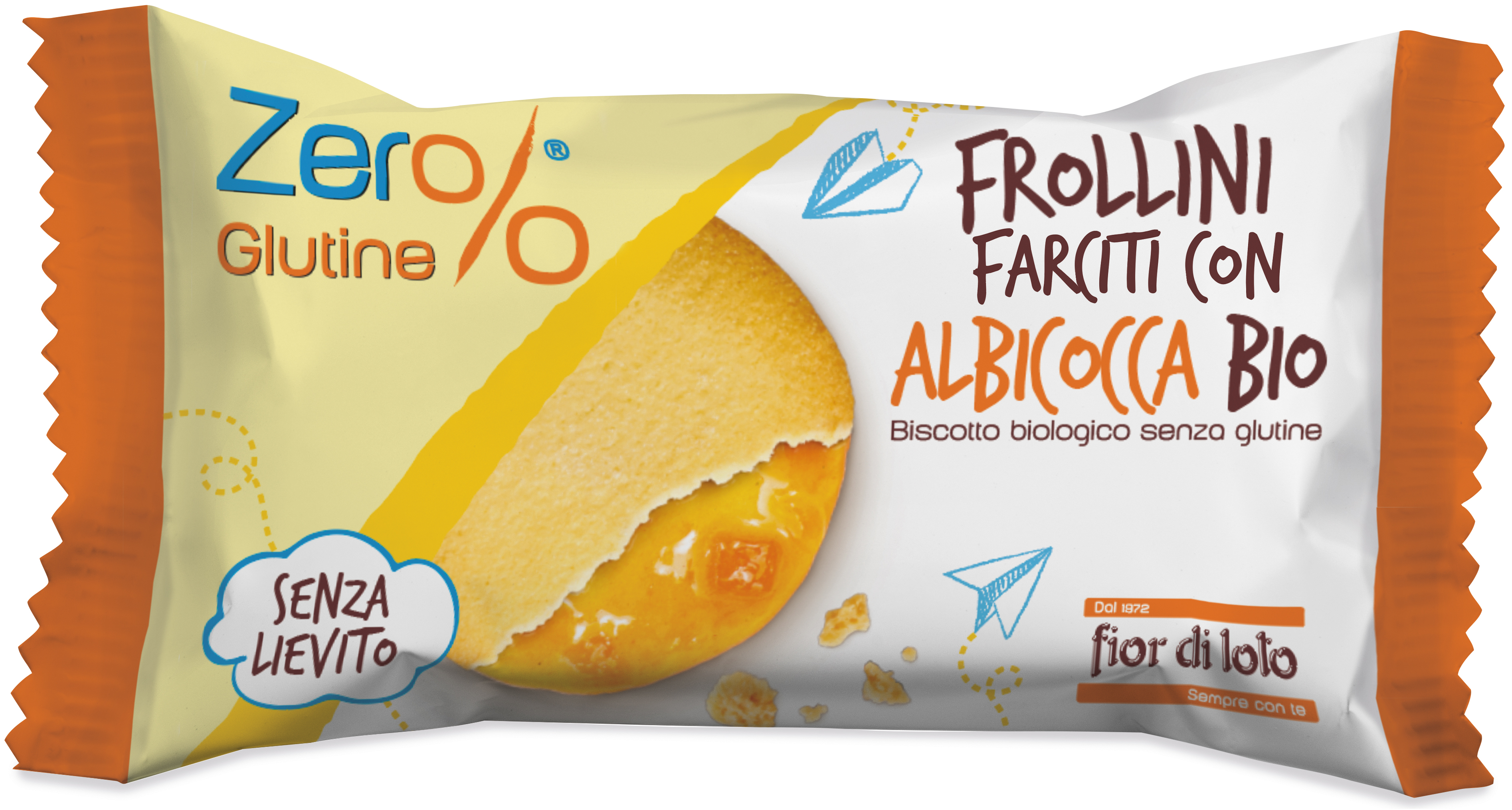 Frollini farciti con albicocca Zer%glutine