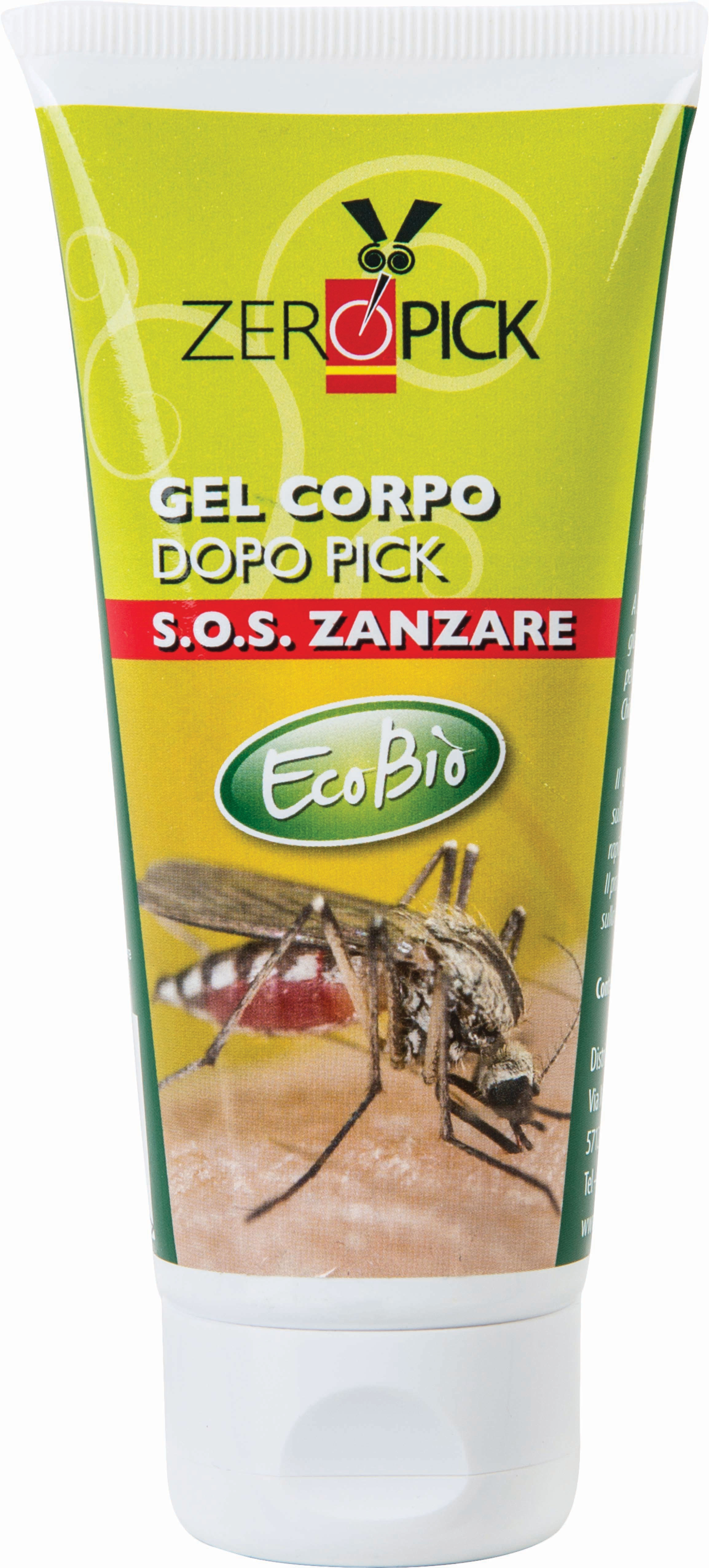Gel corpo dopopuntura s.o.s. zanzare all'aloe vera Zeropick