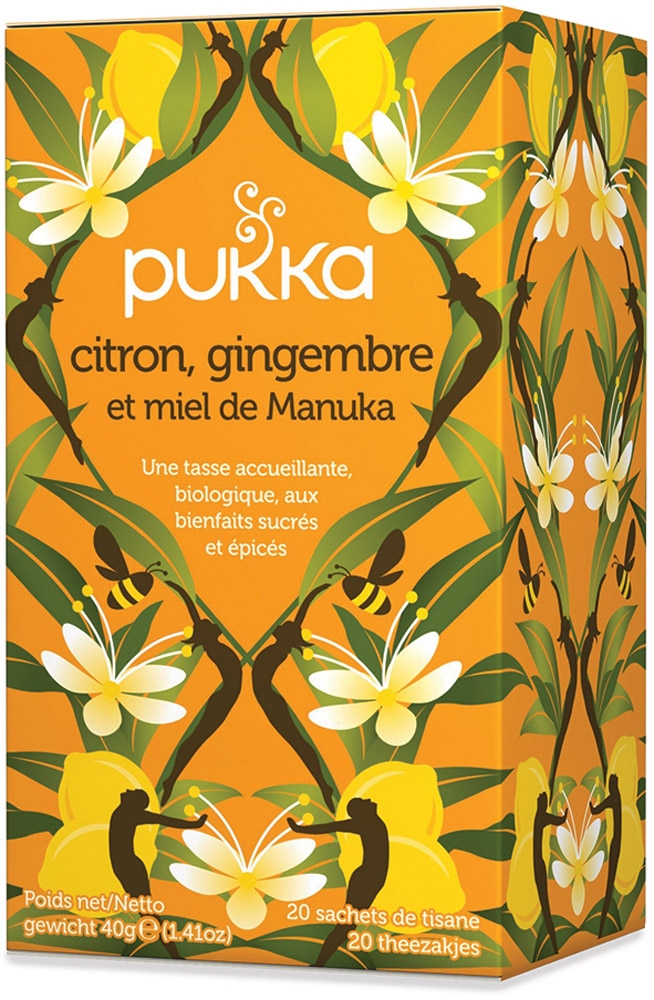 Lemon, ginger & manuka honey Pukka