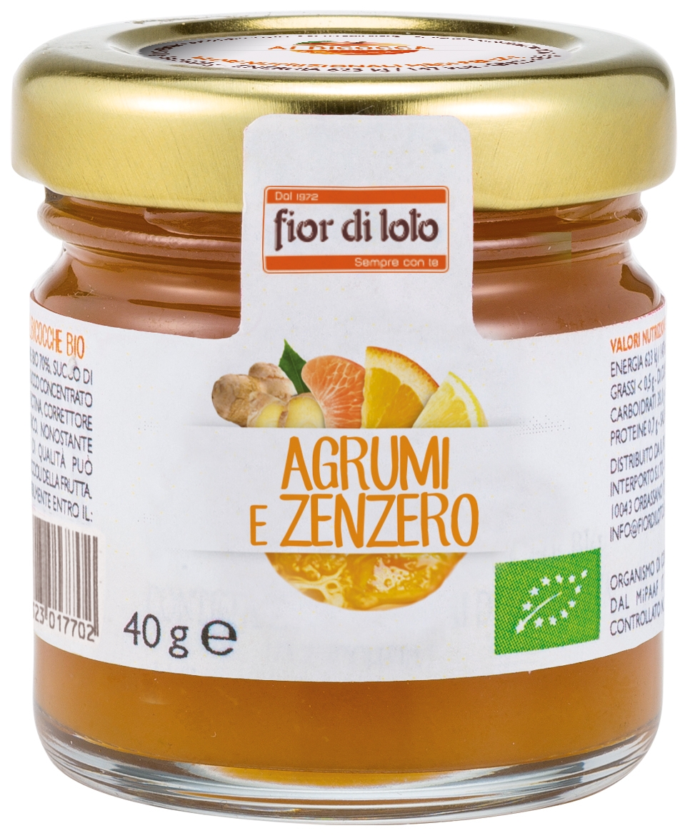 Mini composta agrumi e zenzero Fior di loto