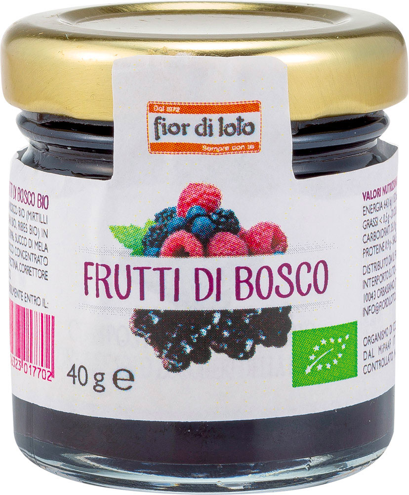 Minicomposta di frutti di bosco Fior di loto