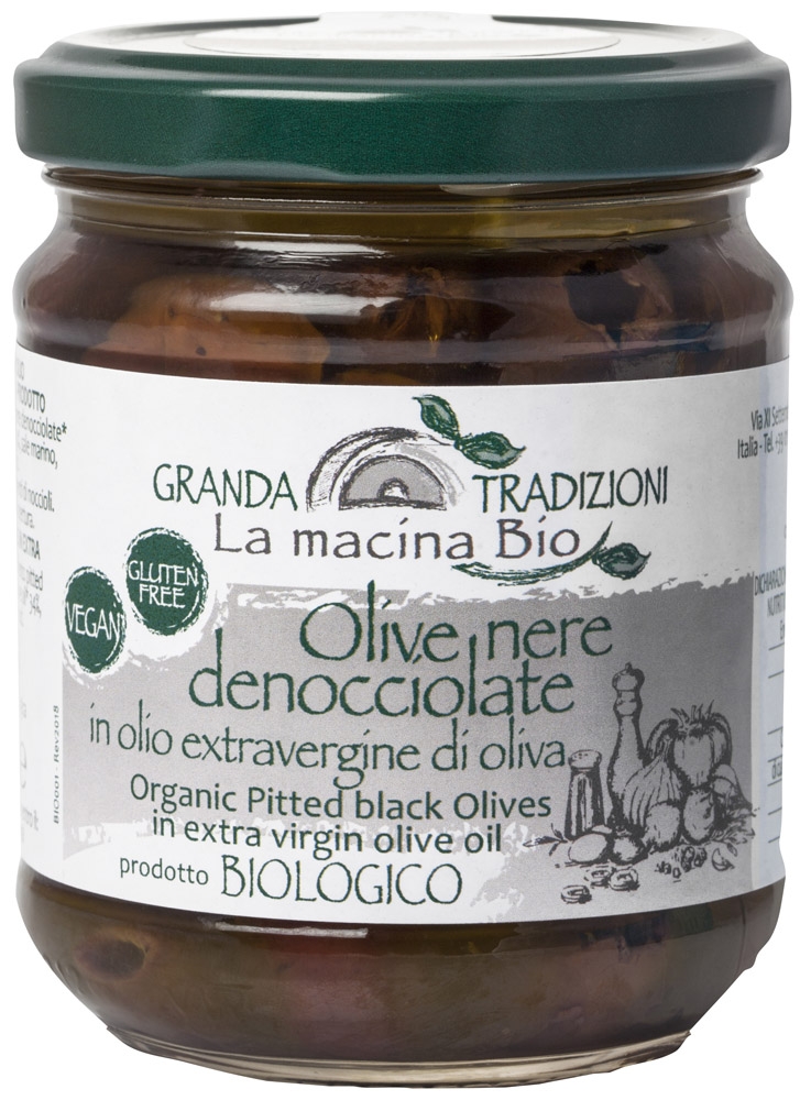 Olive denocciolate in olio extravergine di oliva Macina bio