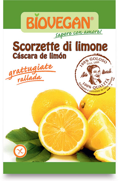 Scorzette di limone liofilizzate Bio vegan