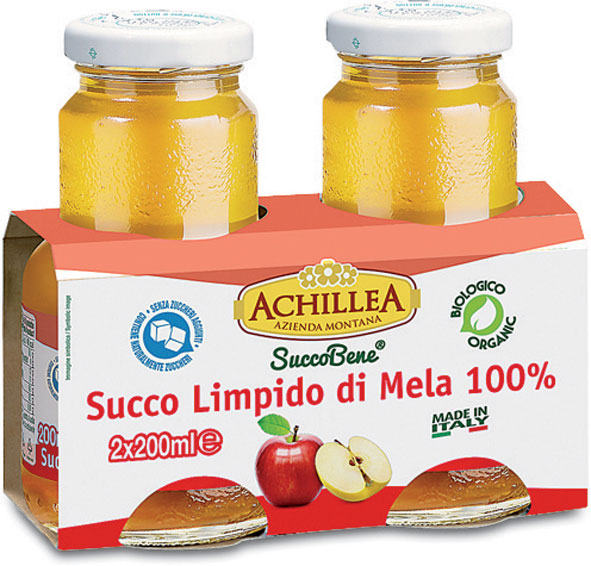 Succo puro limpido di mela Achillea