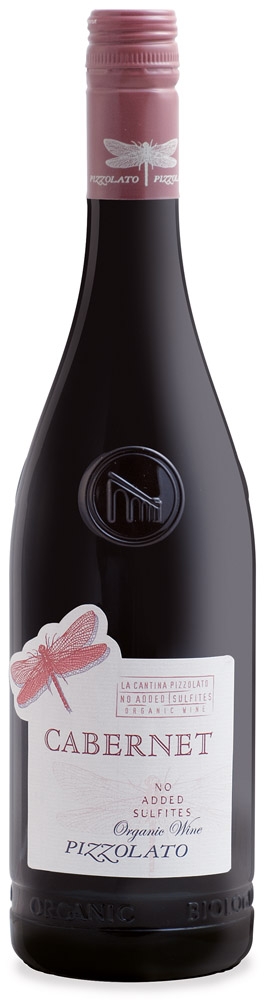 Vino rosso cabernet sauvignon igt veneto senza solfiti aggiunti Pizzolato