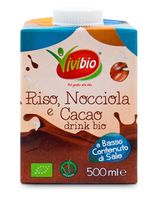 Bevanda riso nocciola e cacao drink Vivibio