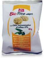 Bio rice chips all'olio extravergine di oliva Bio break