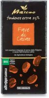 Cioccolato mascao fondente extra con fave di cacao Altromercato