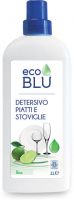Detersivo liquido per piatti e stoviglie profumo lime Eco blu