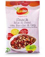 Snack mix di semi con bacche di goji Vivibio