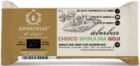 Uberbar choco spirulina goji Ambrosiae