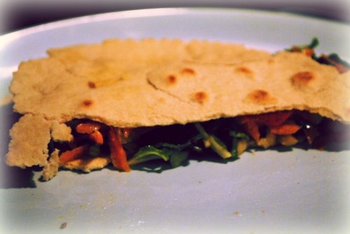 Ricetta Sfogliette di avena con cruditè